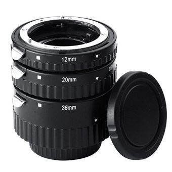 Tubes D'Extension Macro Pour Canon EF/EF-S - 3 Tubes (13 Mm, 21 Mm, 31 Mm) - Mise Au Point Auto Conservée - Pour Photos De Détails