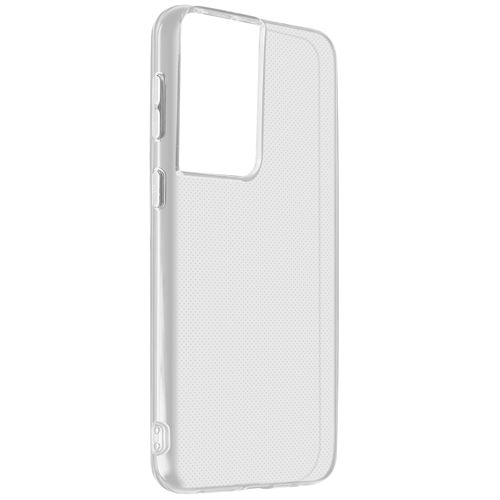 Coque pour Samsung Galaxy S21 Ultra Silicone Souple Ultra-Fin Transparent
