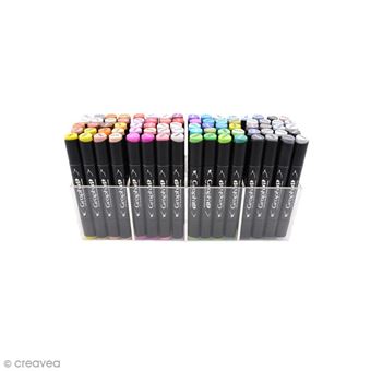 Coffret Graph'it de 80 Marqueurs avec présentoir acrylique