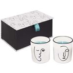 Coffret de 2 bougies The Home Deco Factory Senteur fleur de coton Arty