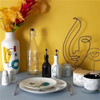 Coffret de 2 bougies The Home Deco Factory Senteur fleur de coton Arty