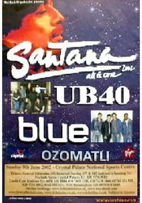 SANTANA - 100x150 cm - AFFICHE / POSTER