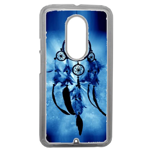 Coque Attrape Rêve Blue Compatible Motorola Moto X2 Transparent