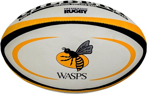 GILBERT Ballon de rugby Replica Wasps T4