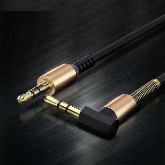Cable Jack Jack Accordeon Pour Oneplus 6 Smartphone Voiture Musique Audio Double Jack Male 3 5 Mm Universel Or Accessoire Voiture Achat Prix Fnac