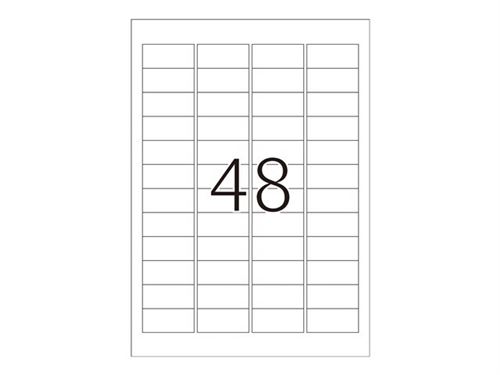 Herma 8030 Etiquettes 45.7 x 21.2 mm Jaune