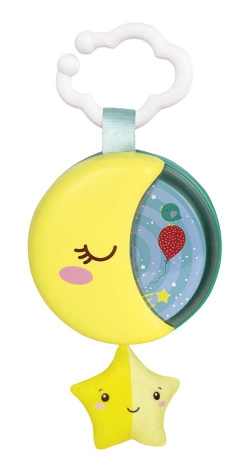 Clementoni peluche musicale Sleepy Moon jaune 25 cm