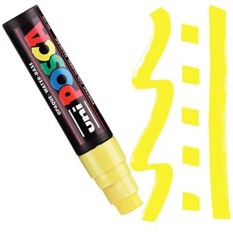 Marqueur Posca PC17K Pointe Extra-Large Biseautée Jaune