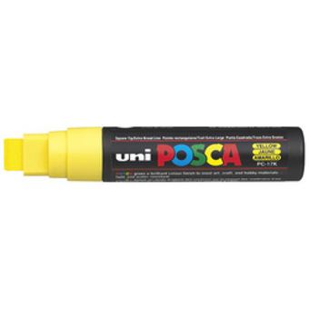 Marqueur Posca PC17K Pointe Extra-Large Biseautée Jaune