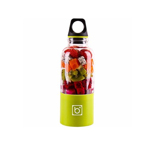 Juicer Blender Portable 500 Ml Électrique Rechargeable Avec USB Chargeur Câble Pour Fruits Légumes Vert Clair