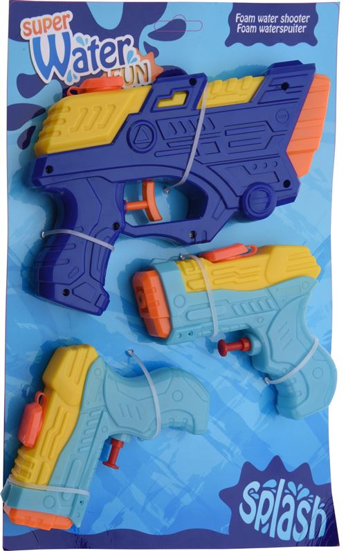 Free and Easy kit pistolet à eau 3 pièces bleu
