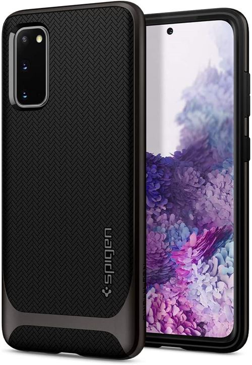 Spigen Neo Hybrid - Coque de protection pour téléphone portable - polycarbonate durable, polyuréthane thermoplastique souple (TPU) - bronze - pour Samsung Galaxy S20, S20 5G