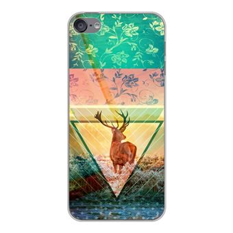 Coque en silicone imprimée compatible Apple iPod Touch 5 iPod Touch 6 Cerf swag - 1