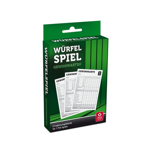 ASS Altenburger 22517119 – Gain de blocs de cartes pour yatzy