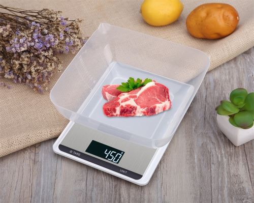 Générique Alimentation Balances De Cuisson De Cuisine Électronique Numérique En Acier Inoxydable_onaeatza818 - Image 1