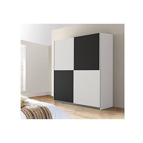 Finlandek Armoire 170 3 X 190 X 61 Cm Blanc Noir Ulos Achat