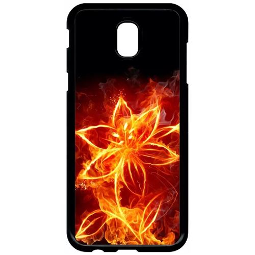 Coque samsung galaxy j5 2017 (j530) fleur en feu fire flowers