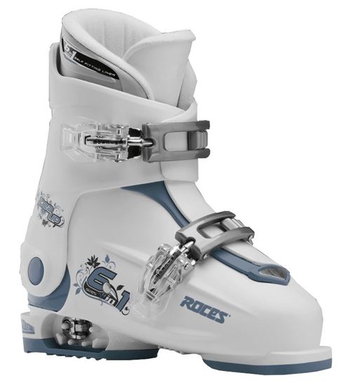 Roces chaussures de ski Idea Upjunior blanc/gris bleu