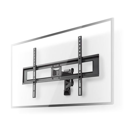 Nedis TVWM1550BK Support Mural à Mobilité Intégrale pour TV | 37-70 | Max. 35 kg | 3 Points de Pivot