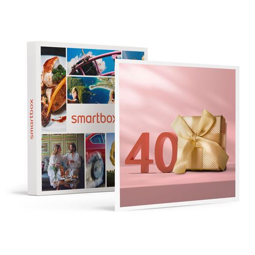 SMARTBOX - Joyeux anniversaire ! Pour femme 40 ans - Coffret Cadeau Multi-thèmes