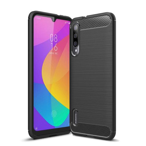 Coque brossée noire Xiaomi Mi A3 (MIA3) Carbon Fiber Antichoc - Accessoires Pochette Case