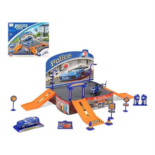 Piste avec Rampes Police 113531 Bleu