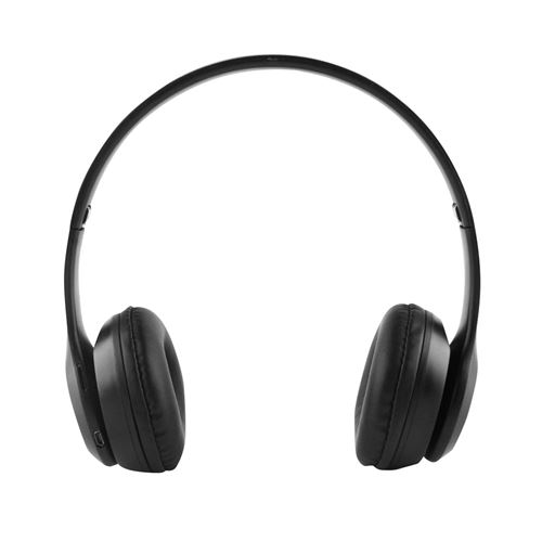 Casque Audio Bluetooth St&eacute;r&eacute;o Micro Radio FM Entr&eacute;e Jack 3.5mm Pliable Noir