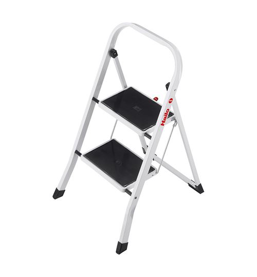 HAILO escabeau en acier K20, 2 marches