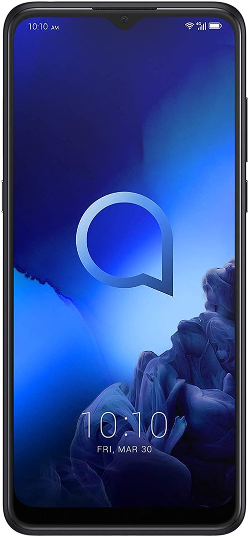 Alcatel 5048Y 3X 2019, Smartphone, LTE, Android 9 (Pie), Capacité: 128 GB, [Italia] Noir