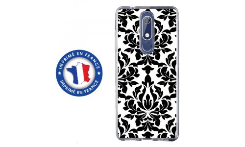 Coque souple pour Nokia 5-1 avec impression Motifs style baroque 2