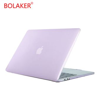 Coque de protection BOLAKER PC mate pour MacBook Air 13 2018/2019/2020 -  violet