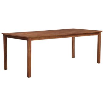 Table de jardin 200x100x74 cm Bois d acacia massif - 1