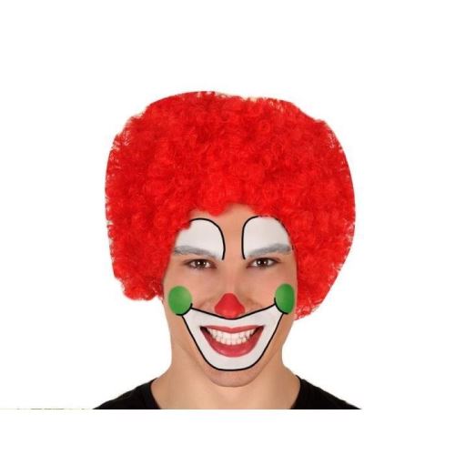 Atosa perruque clown rouge 31791