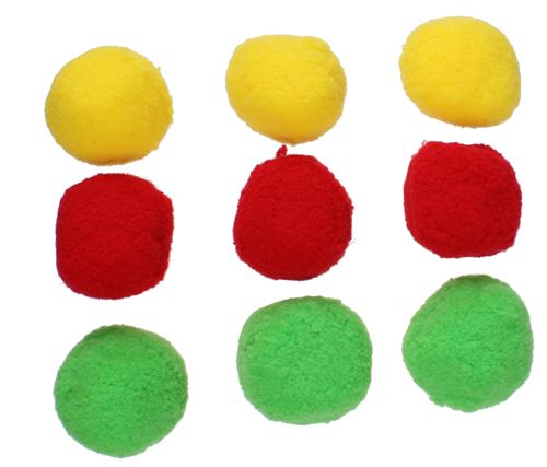 Waterzone boules de barbotage bleu/vert/rouge/rouge 9 pièces