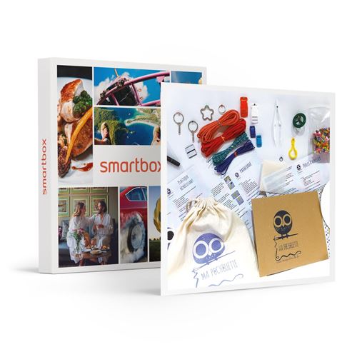 SMARTBOX - P'tite Box Trio : perles à repasser, plastique rétrécissant, paracorde - Coffret Cadeau