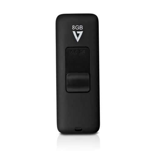 Clé Usb V7 8gb Usb 2.0 8go Usb 2.0 Type A Noir Lecteur Usb Flash