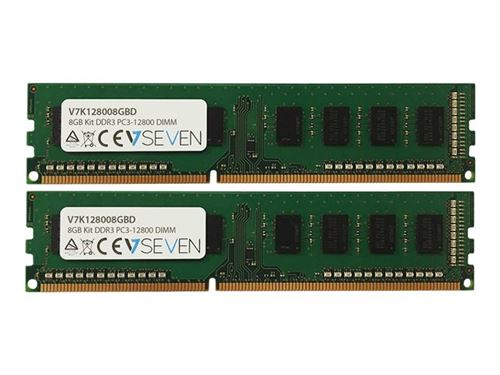 Mémoires V7 8gb Ddr3 Pc3-12800 1600mhz Dimm Module De Mémoire V7k128008gbd
