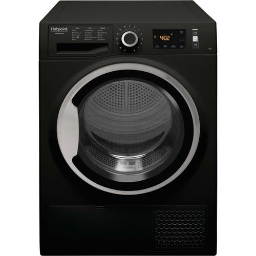 Hotpoint Ariston NT CM10 8BK FR - Sèche-linge - indépendant - largeur : 59.5 cm - profondeur : 65.5 cm - hauteur : 86 cm - chargement frontal - noir