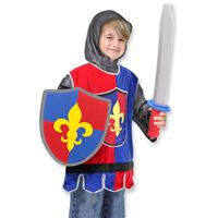 Costume De Pompier Enfant Avec 10 Accessoires - Déguisement Complet Chef Des Pompiers Pour Jeu De Rôle
