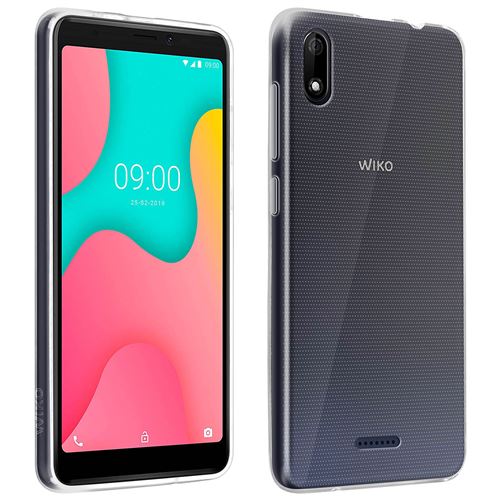 Wiko - Coque de protection pour téléphone portable - polyuréthanne thermoplastique (TPU) - transparent - pour Wiko Y60
