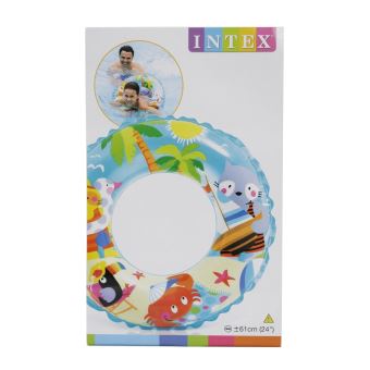 Get Wallpaper Anneau De Bain Imprime Transparent Intex Bord De Mer For Android