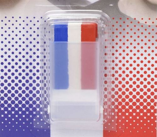 APTAFETES Stick De Maquillage Supporter Tricolore - Tricolore
