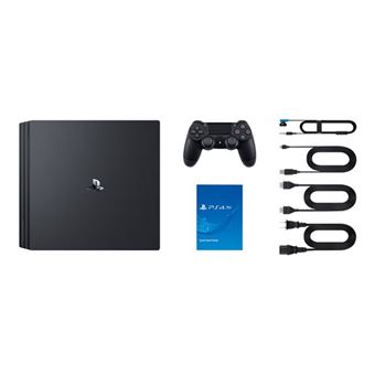 Sony PlayStation 4 Pro - Console de jeux - 4K - HDR - 1 To HDD - noir de jais