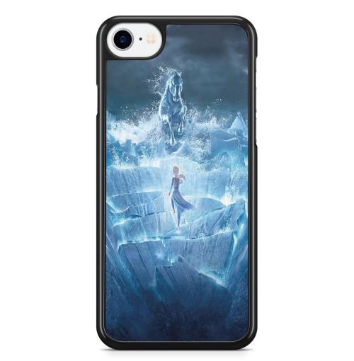 Coque Fifrelin Noire pour iPhone 6 PLUS et iPhone 6S PLUS Elsa La reine des Neiges Frozen 2 Disney