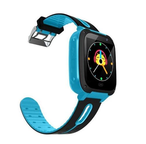 Montre connectée pour enfants avec surveillance à distance - Bleu