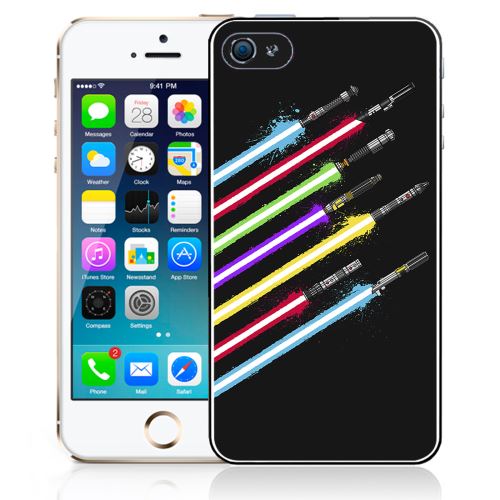 Coque pour iPhone 5C sabre laser star wars