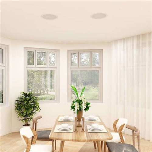 vidaXL Haut-parleurs encastrés muraux/de plafond et tweeter 2 pcs 360W