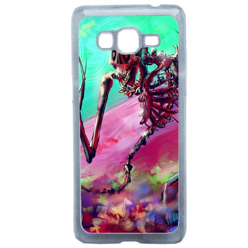 Coque Squellette Fun Compatible Samsung Grand Prime Transparent