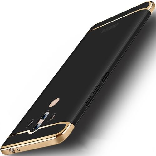 Huawei Mate 10 Coque Protection Plastique Effet Métal Brillante Noir ALS53362
