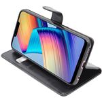 Housse Etui Coque Rigide Anti Choc Pour Huawei Honor Play Avec Verre Trempe Bleu Fonce